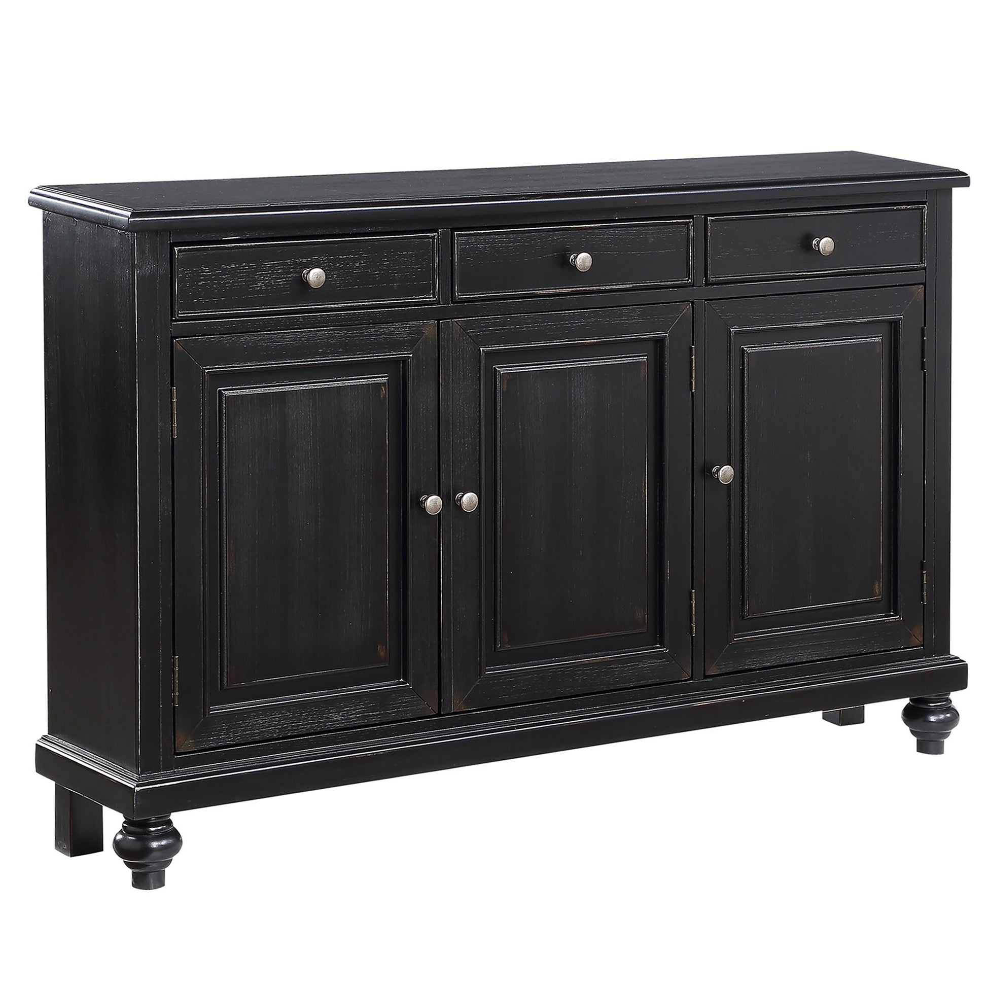 ivory cotton accent table in a classic entryway setting