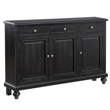 ivory cotton accent table in a classic entryway setting