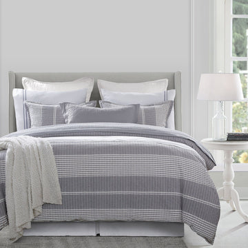 natural wood solid wood comforter set styled in a modern modern living room