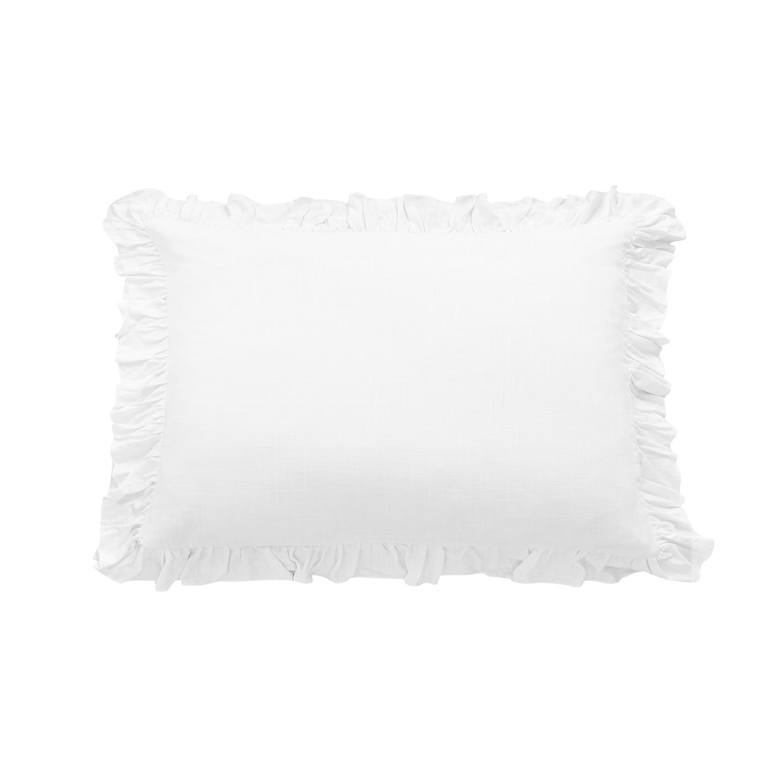 rustic brown marble decorative pillow styled in a transitional serene master suite