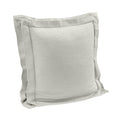 Light gray pillow on a white background