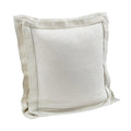 Beige pillow on a white background