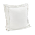ivory solid wood decorative pillow styled in a modern modern living room