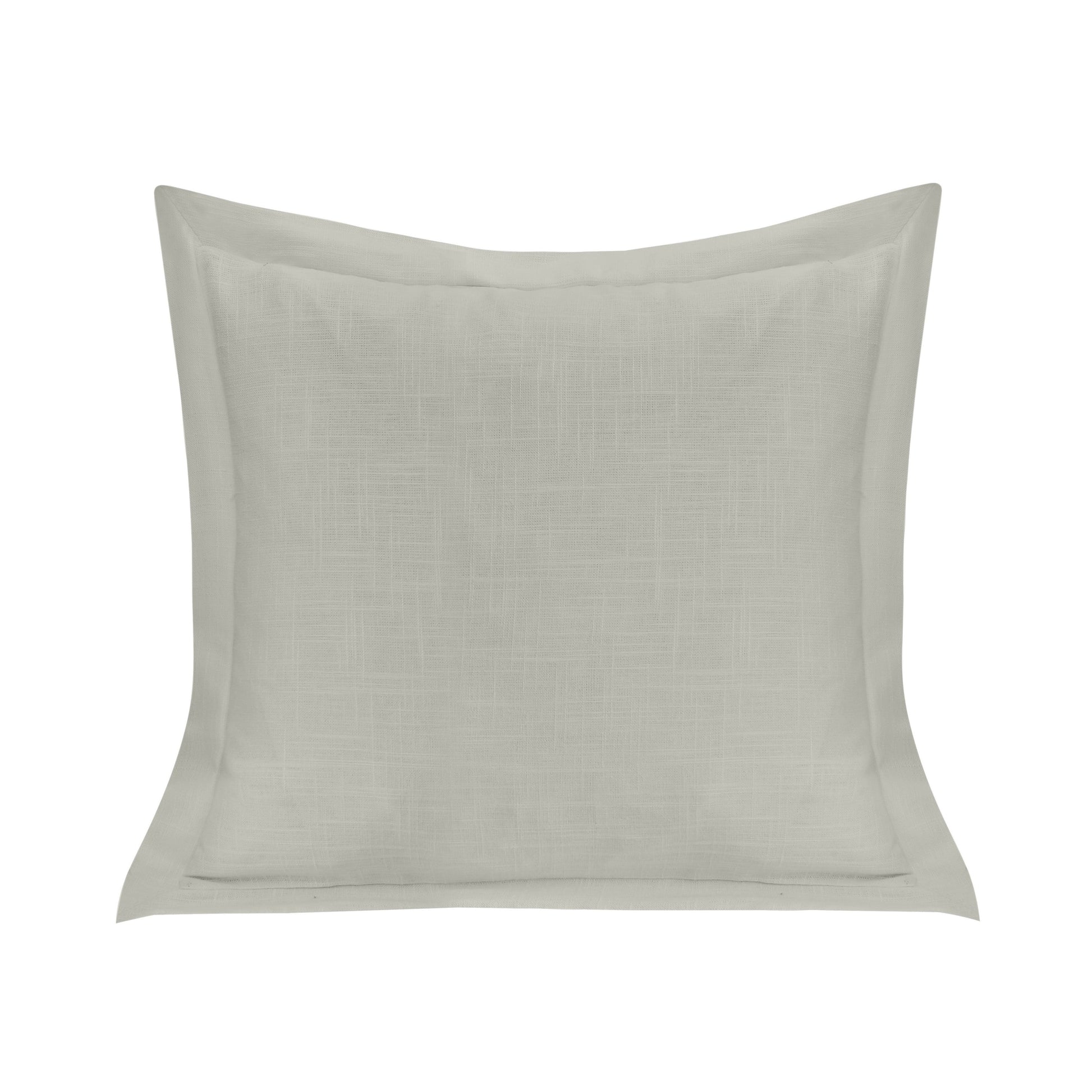 Gray pillow on a white background