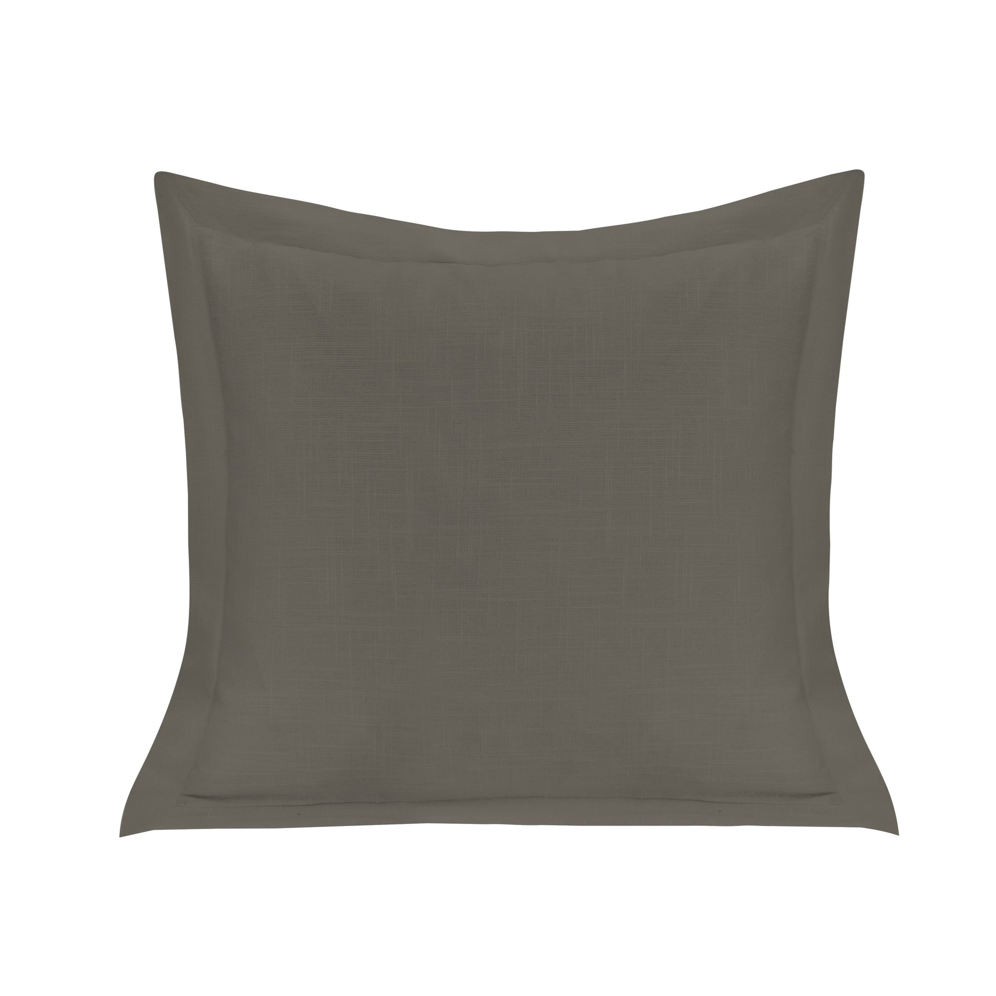 Gray pillow on a white background