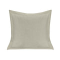 Beige pillow on a white background