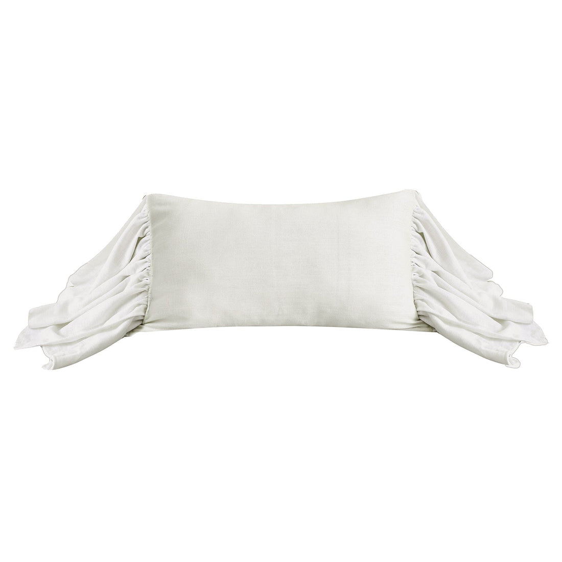 rustic brown marble decorative pillow styled in a Scandinavian serene master suite