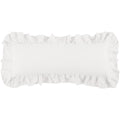 charcoal brushed metal decorative pillow styled in a mid-century minimalist entryway