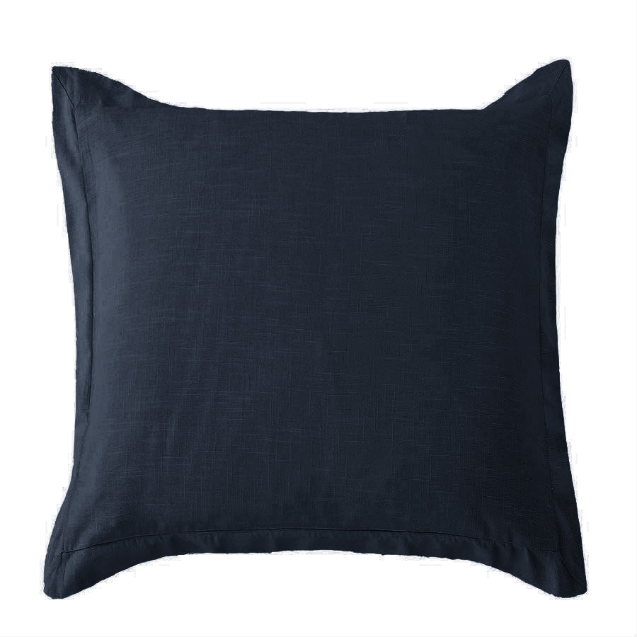 Black pillow on a white background