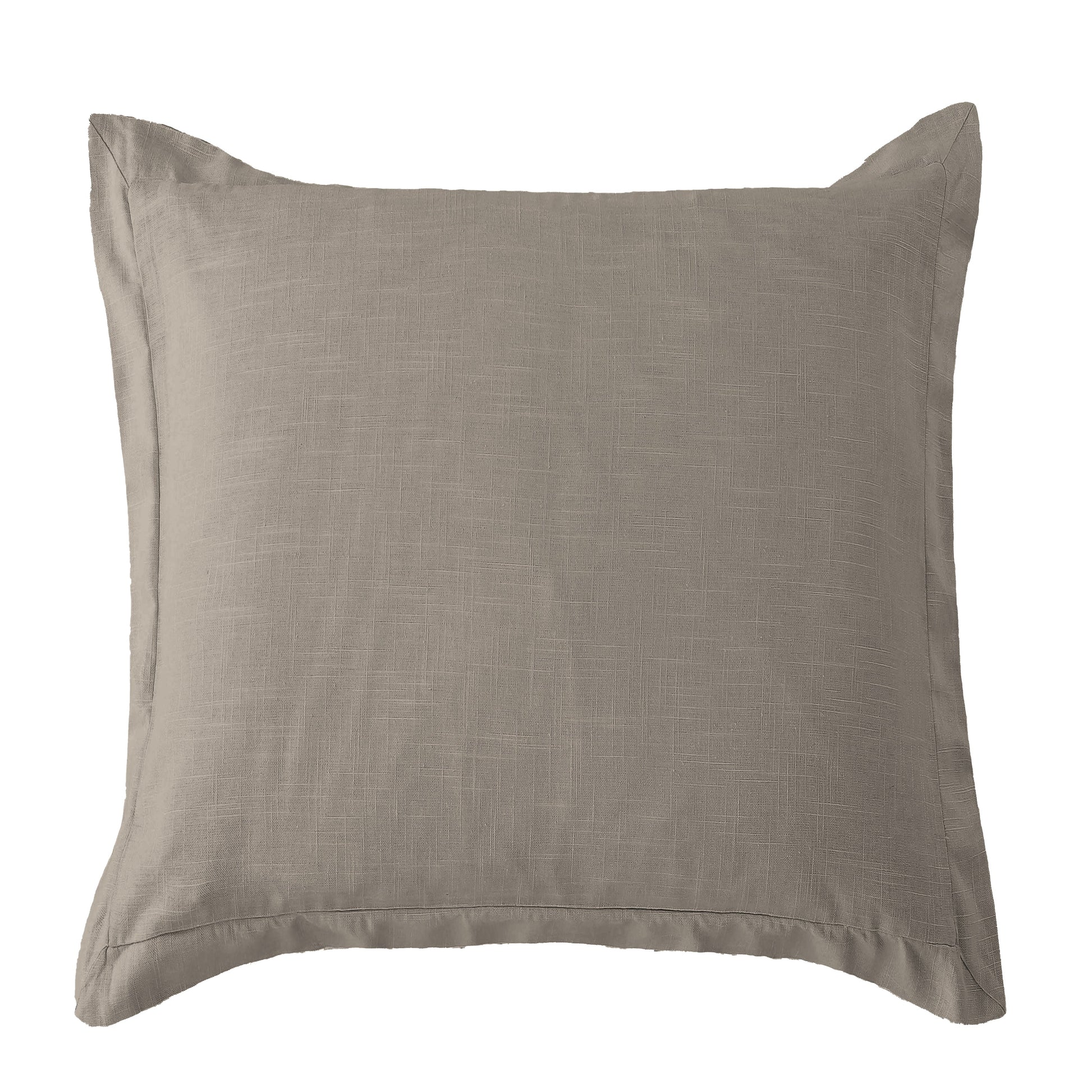 Gray pillow on a white background