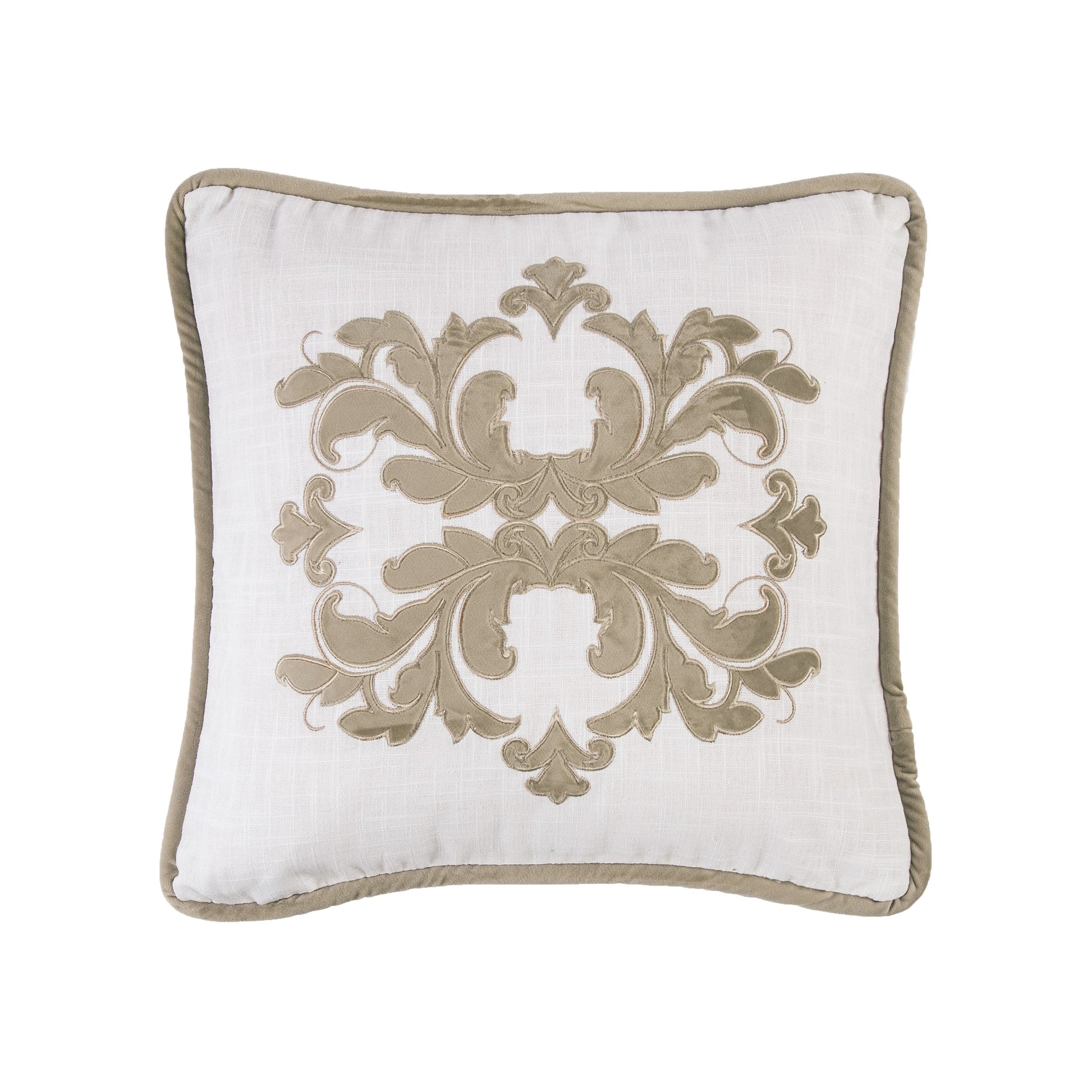 soft gray solid wood decorative pillow styled in a farmhouse chic modern living room