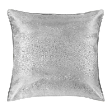 soft gray solid wood pillow sham styled in a farmhouse chic modern living room