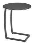 noga end table with green top and wooden legs on a white background