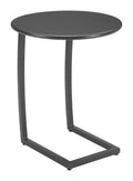Noga end table black side view on a white background