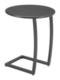Noga end table curved angle on a whte background