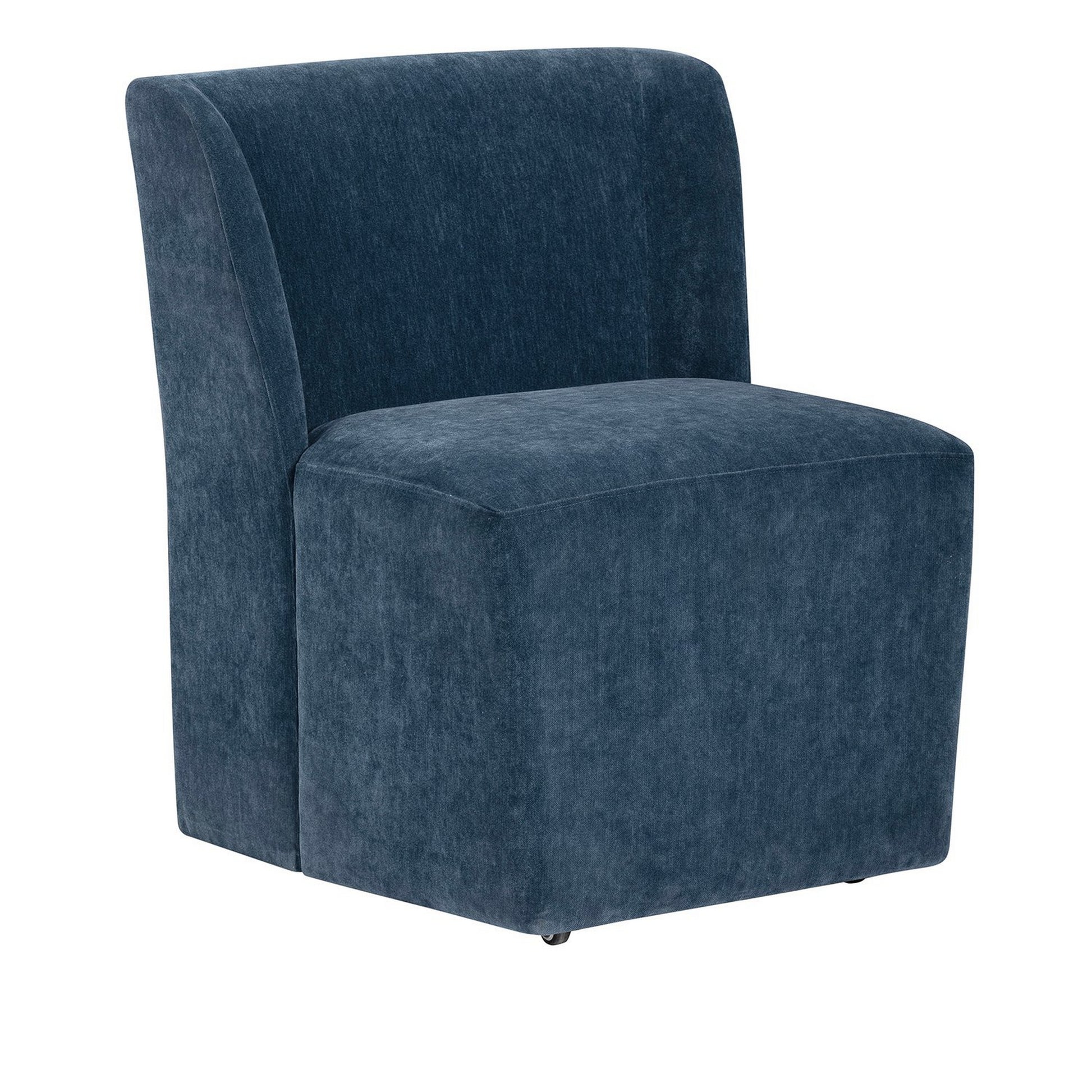 Set of 2 Upholstered Dining Chair Side Chair styled for a transitional living room space.