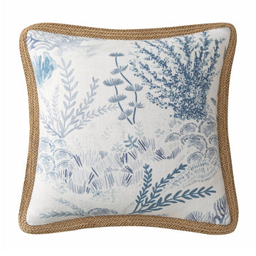 warm-toned plush decorative pillow in a modern bedroom setting