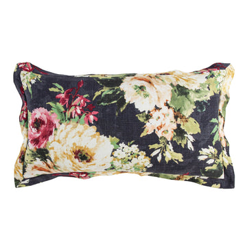 ivory soft decorative pillow in a modern bedroom setting