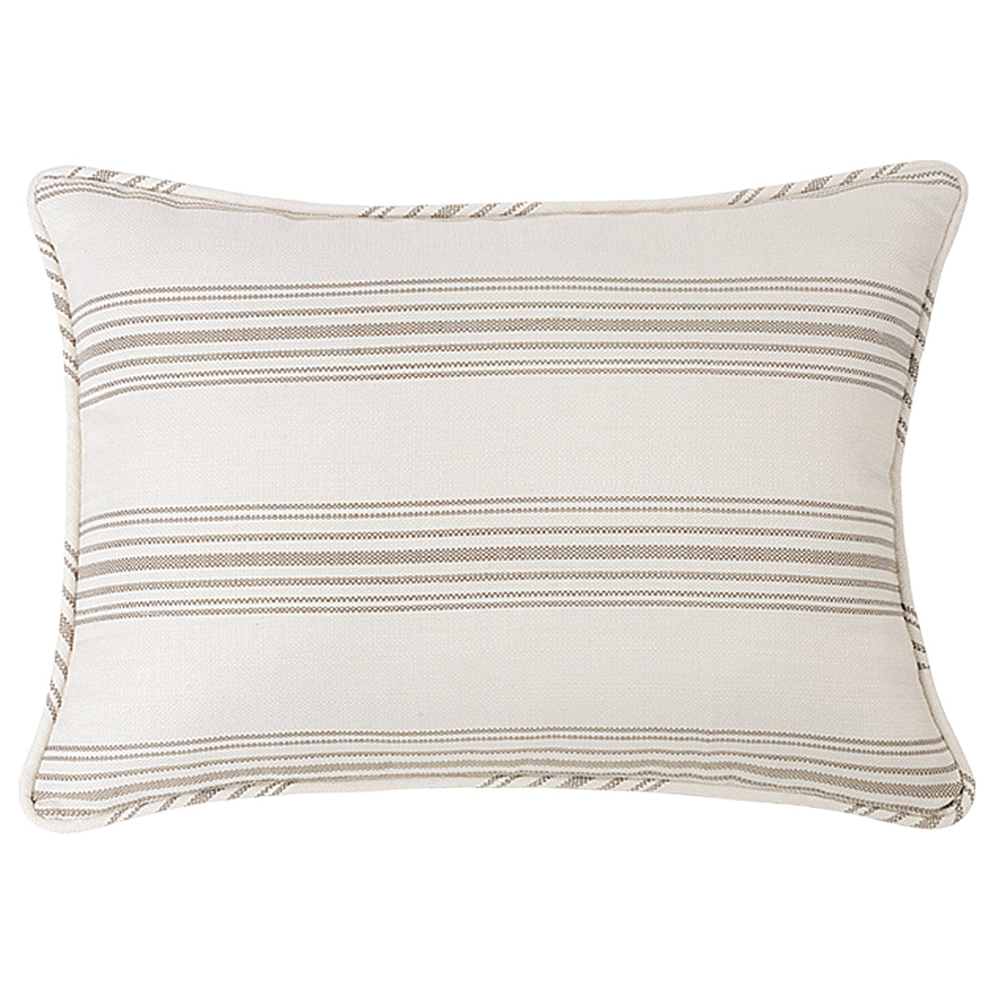 natural fabric pillow sham in a refined living room setting