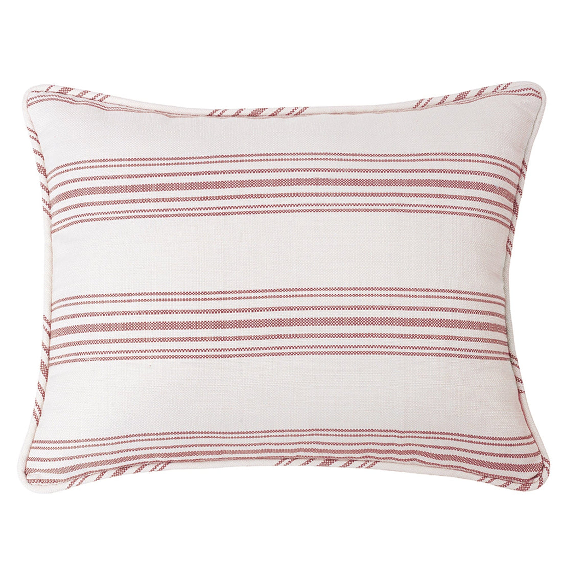 neutral-toned linen pillow sham in a minimalist guest room setting