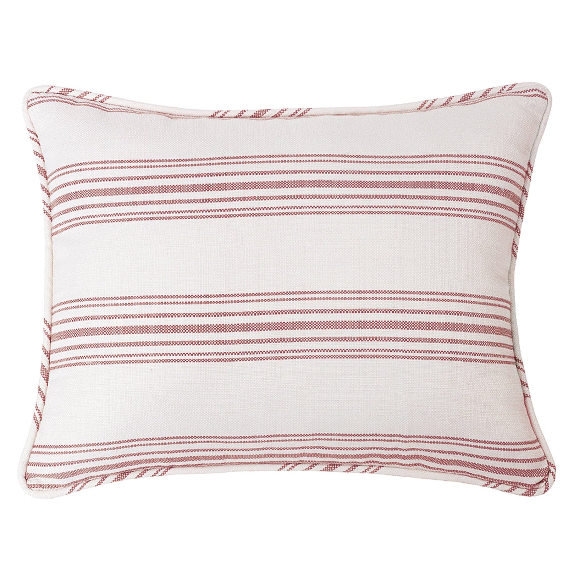 neutral-toned linen pillow sham in a minimalist guest room setting