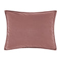 Mauve pillow on a white background