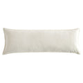 Rectangular white pillow on a white background