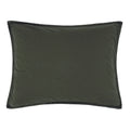 Green pillow on a white background