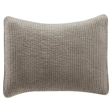ivory soft pillow sham in a elegant modern bedroom setting
