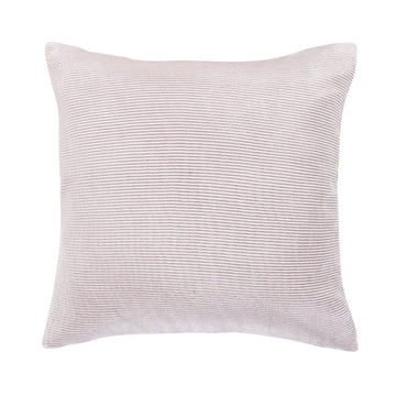walnut linen decorative pillow styled in a minimalist elegant dining room