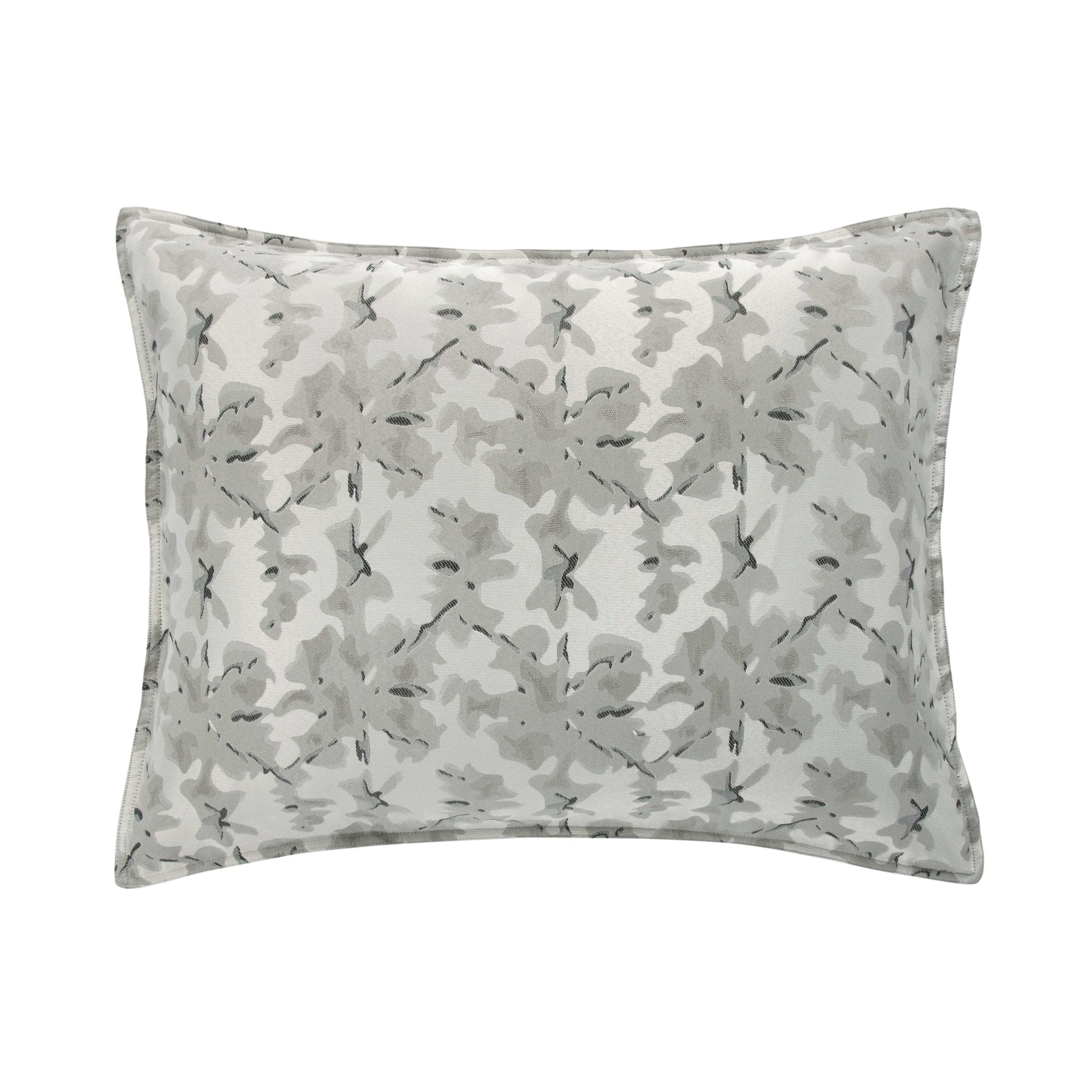 rustic brown marble decorative pillow styled in a Scandinavian serene master suite